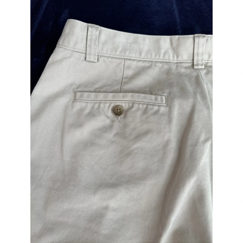 Mens Cutter & Buck Flat Front‎ Khaki Shorts Size 34 Inseam 9